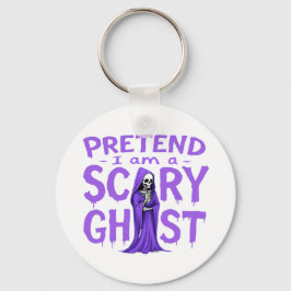 Förutlåta att jag är en scary Ghost... Nyckelring