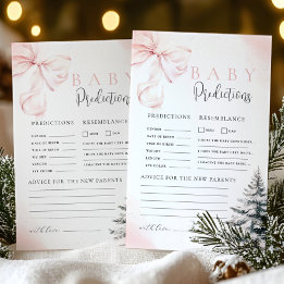 Förutsägelse och rådgivande spel för babyskor i ro