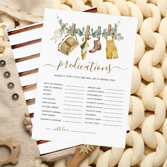 Förutsägelser för fiske efter babyskor i Rustic Wo (Skapare uppladdad)