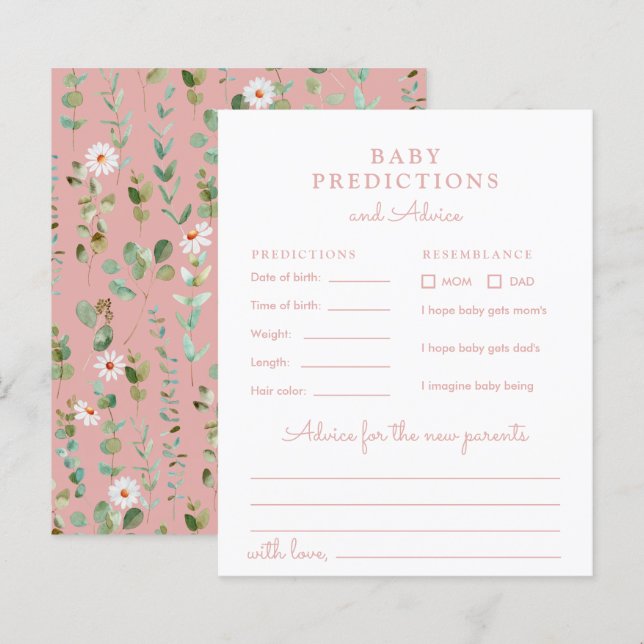 Förutsägelser och råd för vattenfärgen Eucalyptus  (Fram/baksida)