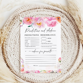 Förutsägelser och rådgivningskort | Baby Shower-sp