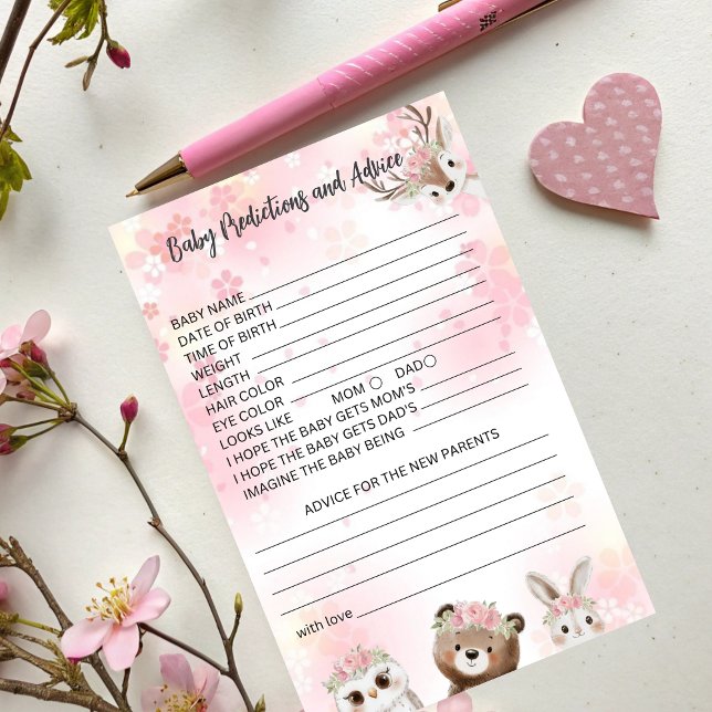 Förutsägelser och rådgivningskort för Woodland Bab (Skapare uppladdad)