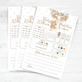 Förutsägelser och rådgivningsspel för babybabyskor