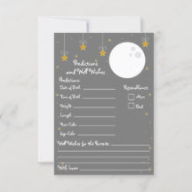 Förutsägelser och välvilja för babyskor i måne och