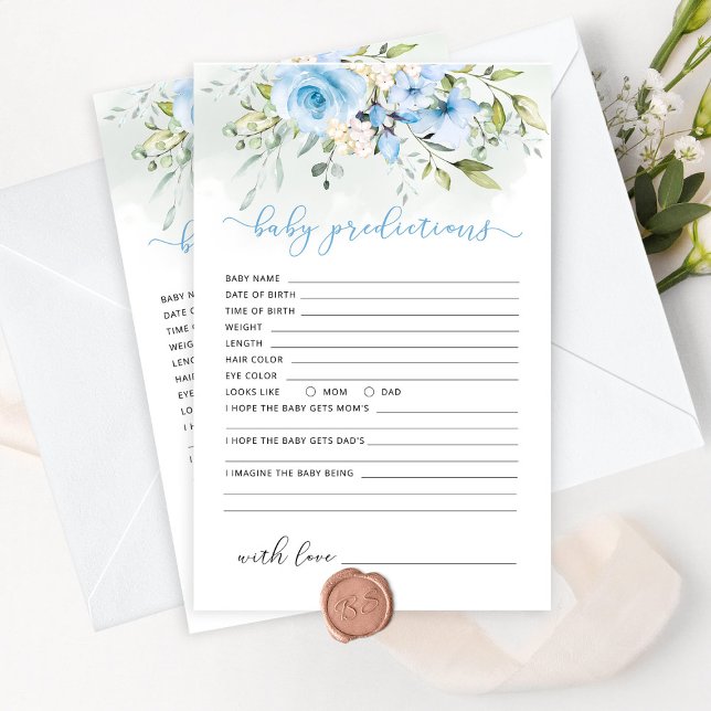 Förutsägelser om bebisdusch i Blue Eucalyptus för  (Skapare uppladdad)