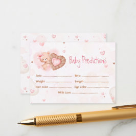 Förutsägelser Rosa Äldre babykläder Tilläggskort