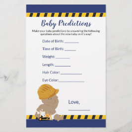 Förutsägelsespel för babybabyskor