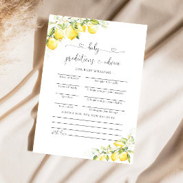 Förutsägningskort för Lemon Greenery Citrus Baby S