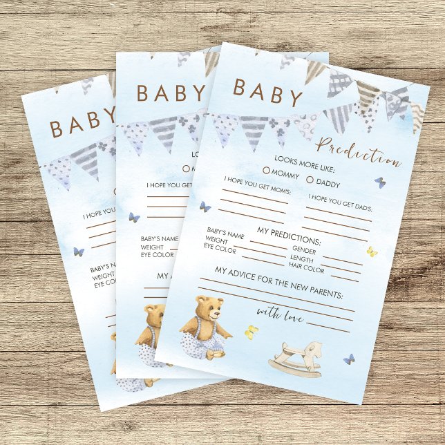 Förutsägningsspel för svensk blå vattenfärg för bu (Skapare uppladdad)