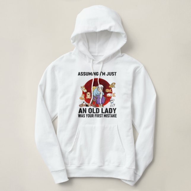 Förutsatt att Im Jusst an Ald Dam Shirt T (Design framsida)