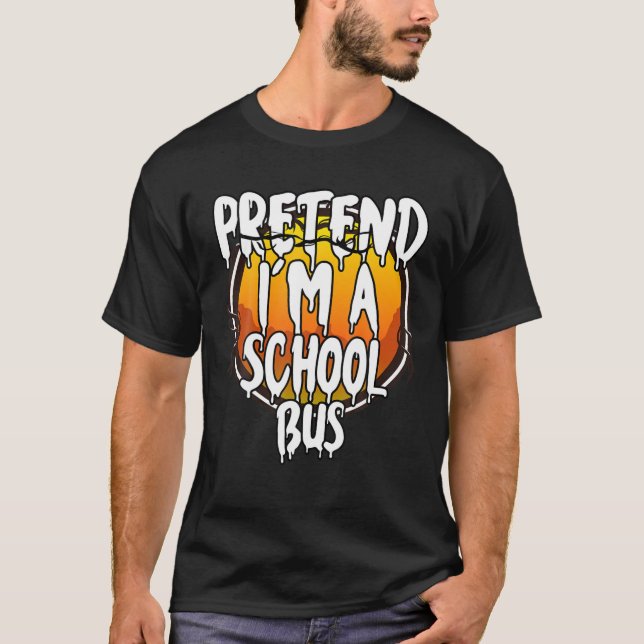 Förutsätta mig för att jag är en Buss Lazy Hallowe T Shirt (Framsida)
