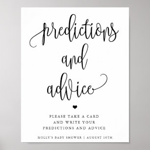 Förutsättningar för babyskor, minimalistisk kallig poster