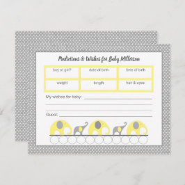 Förutsättningar för babyskor och önskemål - neutra inbjudningar