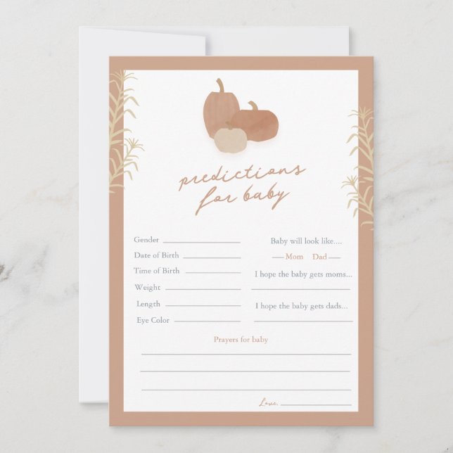 Förutsättningar för babyvisningsspel (Framsida)