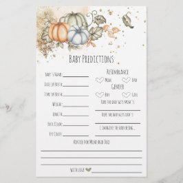 Förutsättningar för babyvisningsspel flygblad