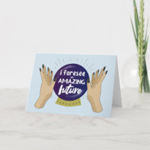 Förutse fantastisk framtida studentengrattis