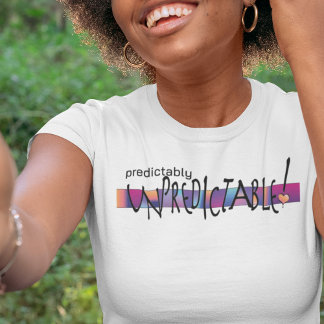 FÖRUTSEBART OFÖRUTSATT FÄRG PÅ LJUS T SHIRT