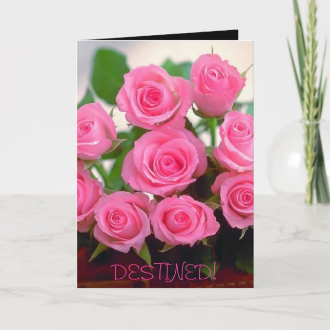 FÖRUTSEDD! Kort för hälsning (Framsida)