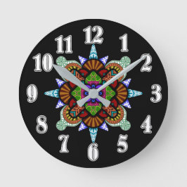 Förutskugga Rund Klocka