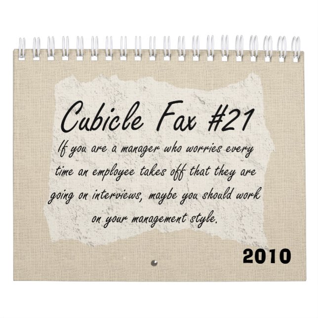 Förvaltningen Humor 2010 Kalender (Omslag)