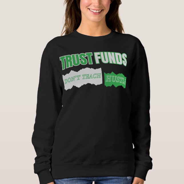 Förvaltningsfonder Teach Hustle™ Grit är inte Taug T Shirt (Framsida)