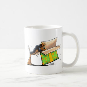 Förvåna mig den walesiska terrieren för airedal kaffemugg