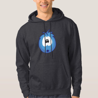 Förvånad Blå Sneezie Hoodie