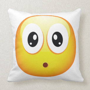 Förvånad Emoticon Kudde