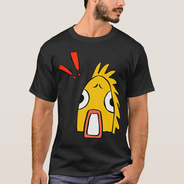 Förvånad fisk t shirt (Framsida)