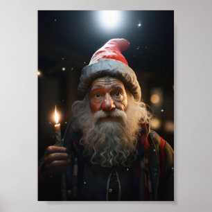 Förvånad julgran poster