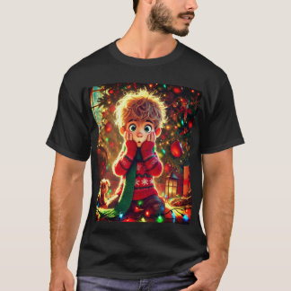 Förvånad julscen - Festive Helgdag Il T Shirt