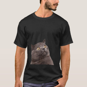 Förvånad kattnota t shirt