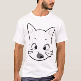 förvånad kattunge t-shirt