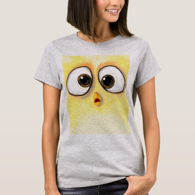 Förvånad Kyckling T-Shirt (Framsida)