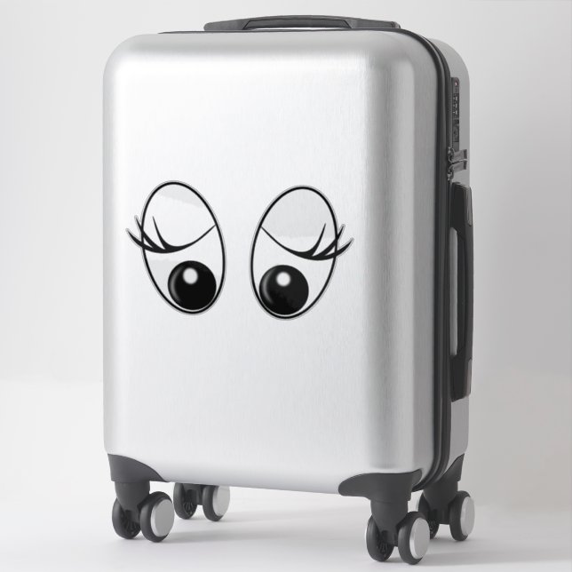 Förvånad Öga Klistermärken (Resväska)