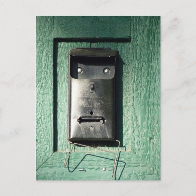 Förvånad postlåda vykort (Framsida)