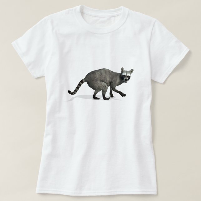 Förvånad Raccoon T-shirt (Design framsida)