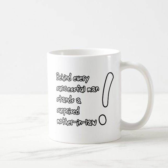 Förvånad Svärmor Rolig Mugg Humor (Höger)
