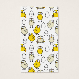 Förvånade Påsk-kycklingar Visitkort