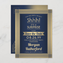 Förvånande att Pension Party-flottan Guld sparar d Meddelande Vykort