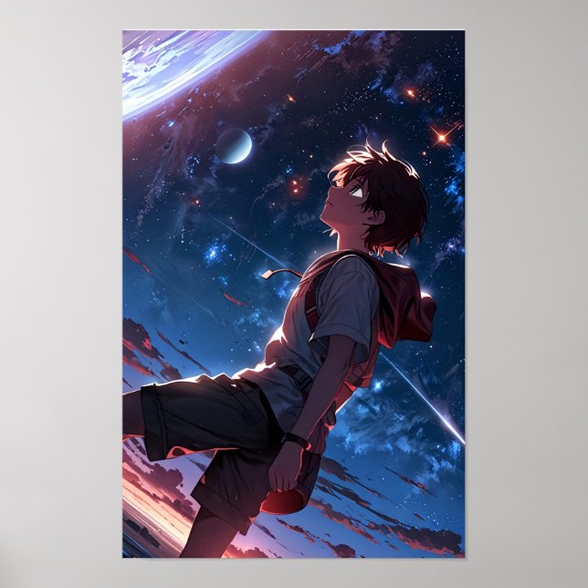 Förvandlare av Poster Stars - Epic Anime Space (Framsidan)