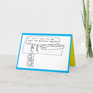 Förvåning av tecknad för mystiskpresenter helgkort