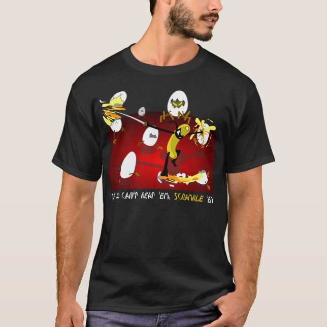 Förvanskade ägg t-shirt (Framsida)