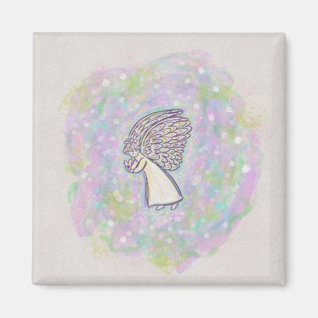 Förvänta Bra Sak Angel Art Anpassningsbar Magnets Magnet (Framsidan)