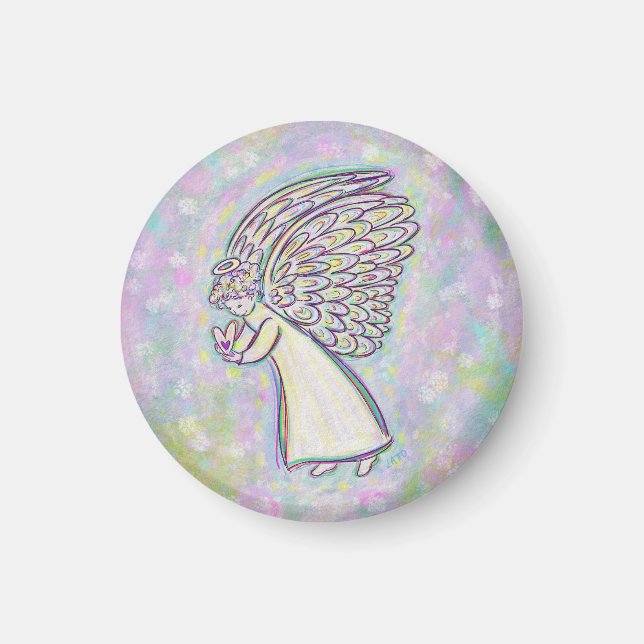 Förvänta Bra Sak Angel Art Anpassningsbar Magnets Magnet (Framsidan)