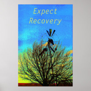Förvänta den Motivational affischen för Poster