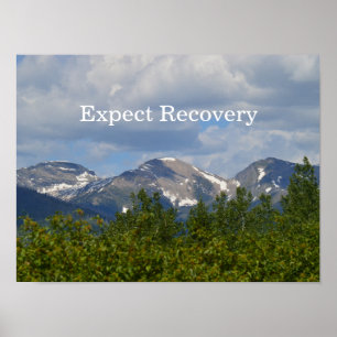 Förvänta den Motivational affischen för Poster