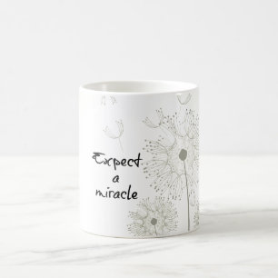 Förvänta dig en Miracle-inspiration Kaffemugg