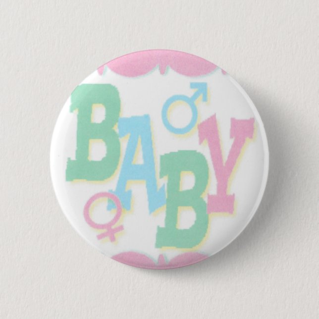 Förvänta en baby knäppas knapp (Framsida)
