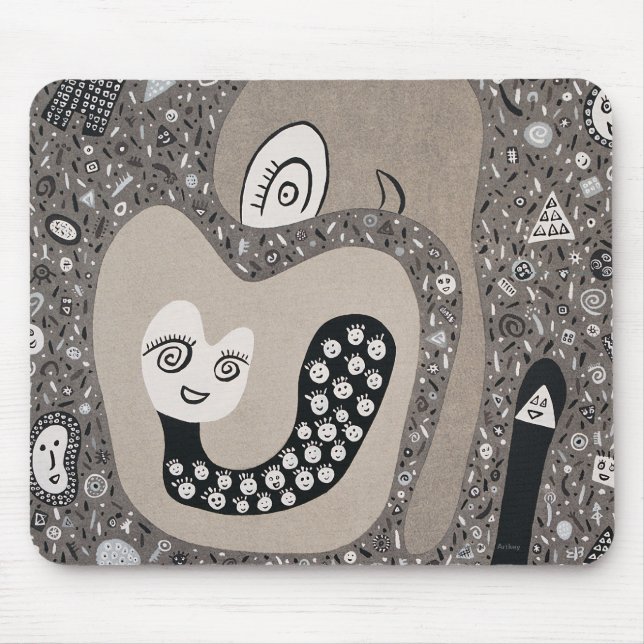 Förvänta en baby musmatta (Framsidan)